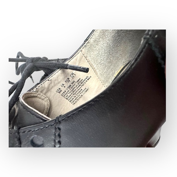 Women’s 8 Hush Puppies Leather Oxford Heel Ankle Booties - Picture 7 of 9